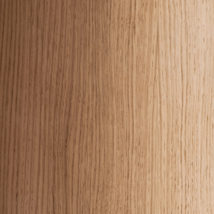 Tavolo da pranzo Piro Ø125 cm - Rovere oliato pigmentato bianco BOLIA