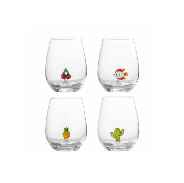 Immagine principale Set di 4 bicchieri Misa multipack cactus - perfetti per feste ed eventi