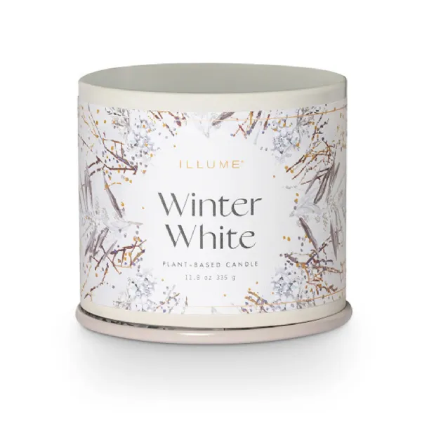 Immagine principale Acquista candela Winter White Demi Vanity Tin - profumo invernale per la casa