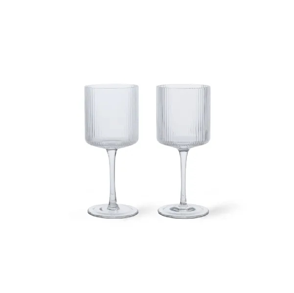 Immagine principale Bicchieri da vino bianco Ripple – Set of 2