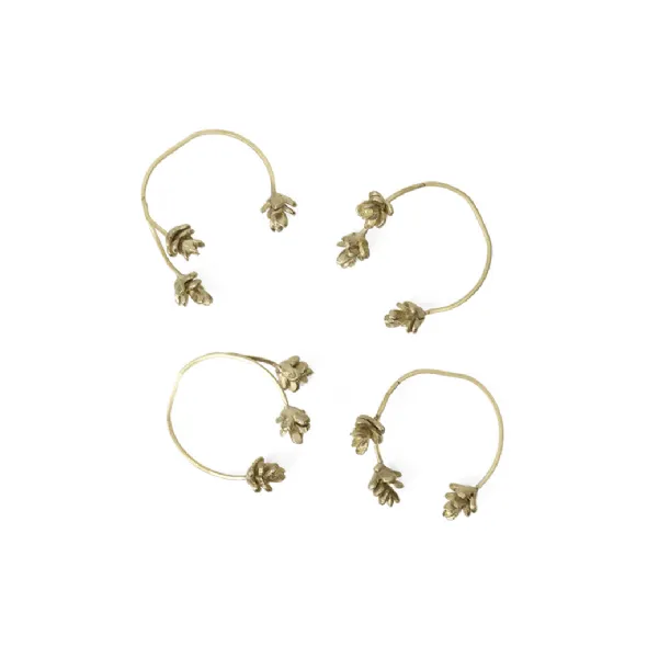 Immagine principale Set di 4 anelli per tovaglioli forest - accessori eleganti per la tavola da cucina
