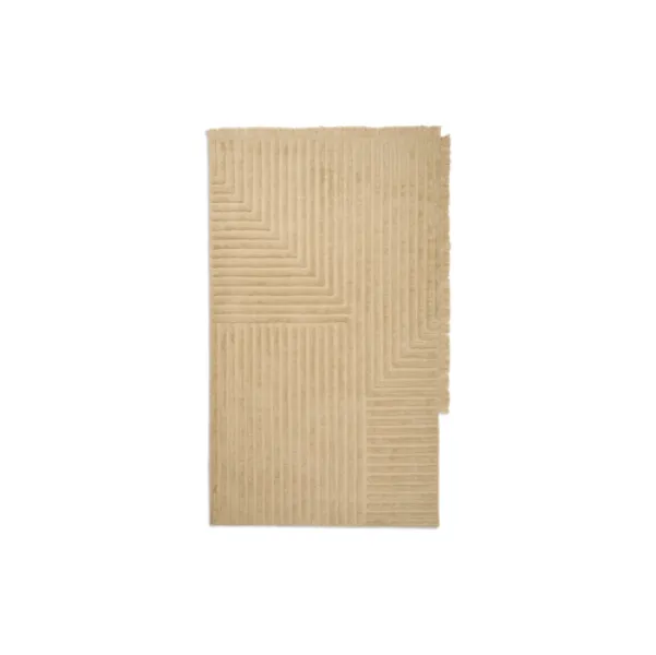 Immagine principale Tappeto Crease Wool Light Sand