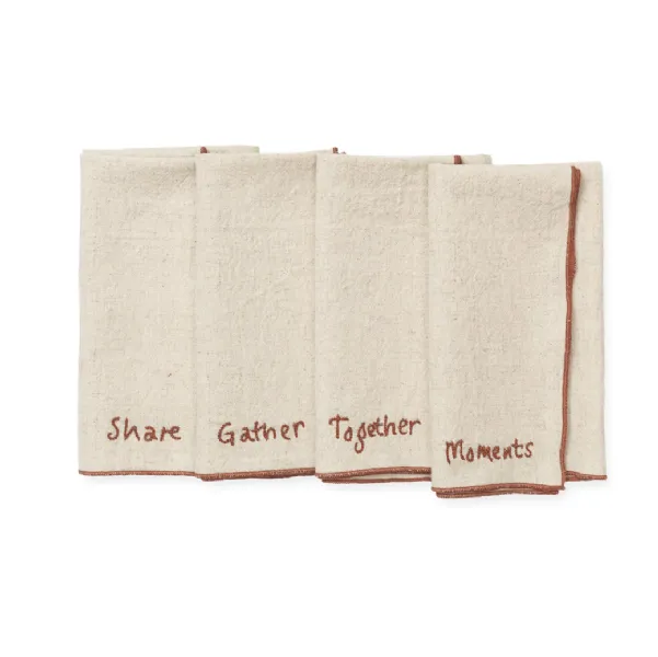 Immagine principale Set di 4 tovaglioli occasion - accessori tessili da cucina di alta qualità