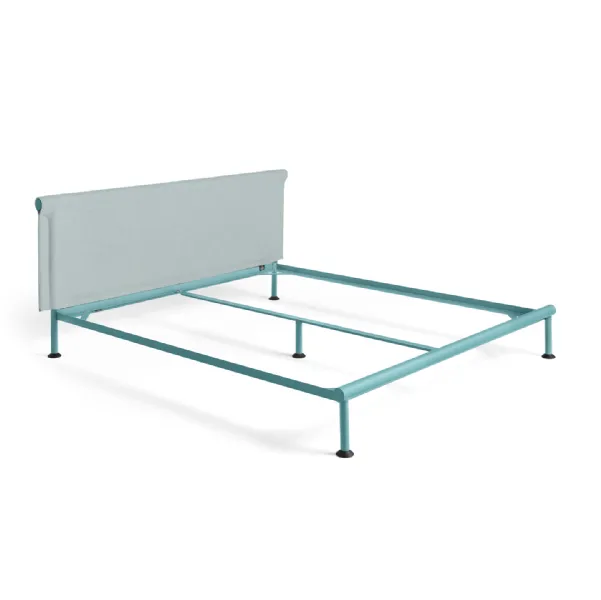 Immagine principale Letto Tamoto con struttura mint turqouise W180 x L200