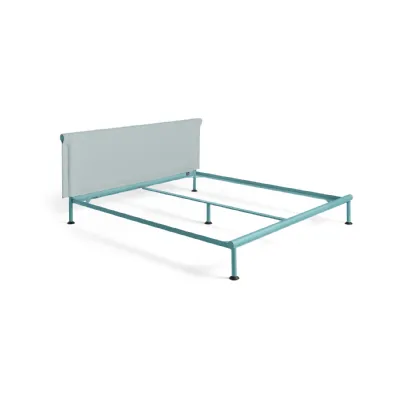 Immagine principale Letto Tamoto con struttura mint turqouise W180 x L200