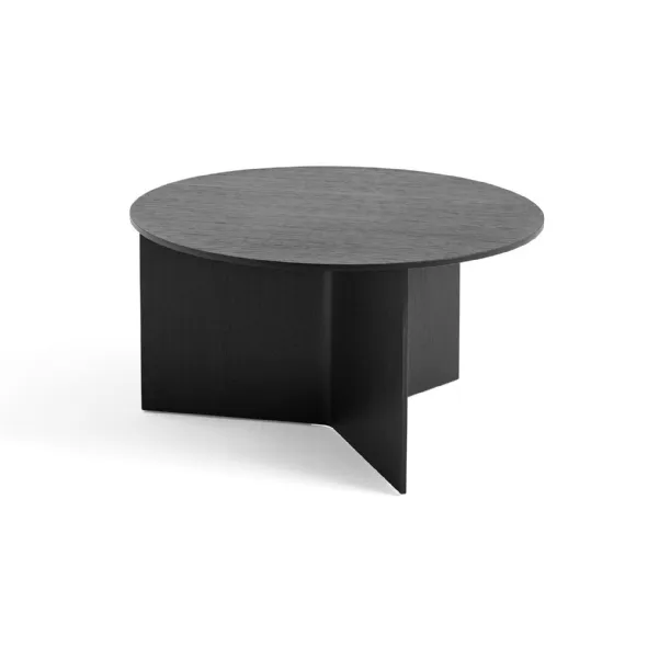 Immagine principale Tavolino rotondo Slit in legno – Ø65 x H35,5